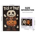 thumbnail image 4 of 1000 pcs Trick or Treat Slogan Pumpkin Muppet jigsaw puzzles 1000 pieces,Enchanting Holiday Gifts,Classic Slogan & Pumpkin Muppet Wooden Puzzle,Great for Relaxation and Display for Puzzle Enthusiast, 4 of 6