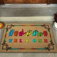 Barhoo Carpet, Carpet Clearance, Fun Sign Language Gesture Floor Mat Door Mat Polyester