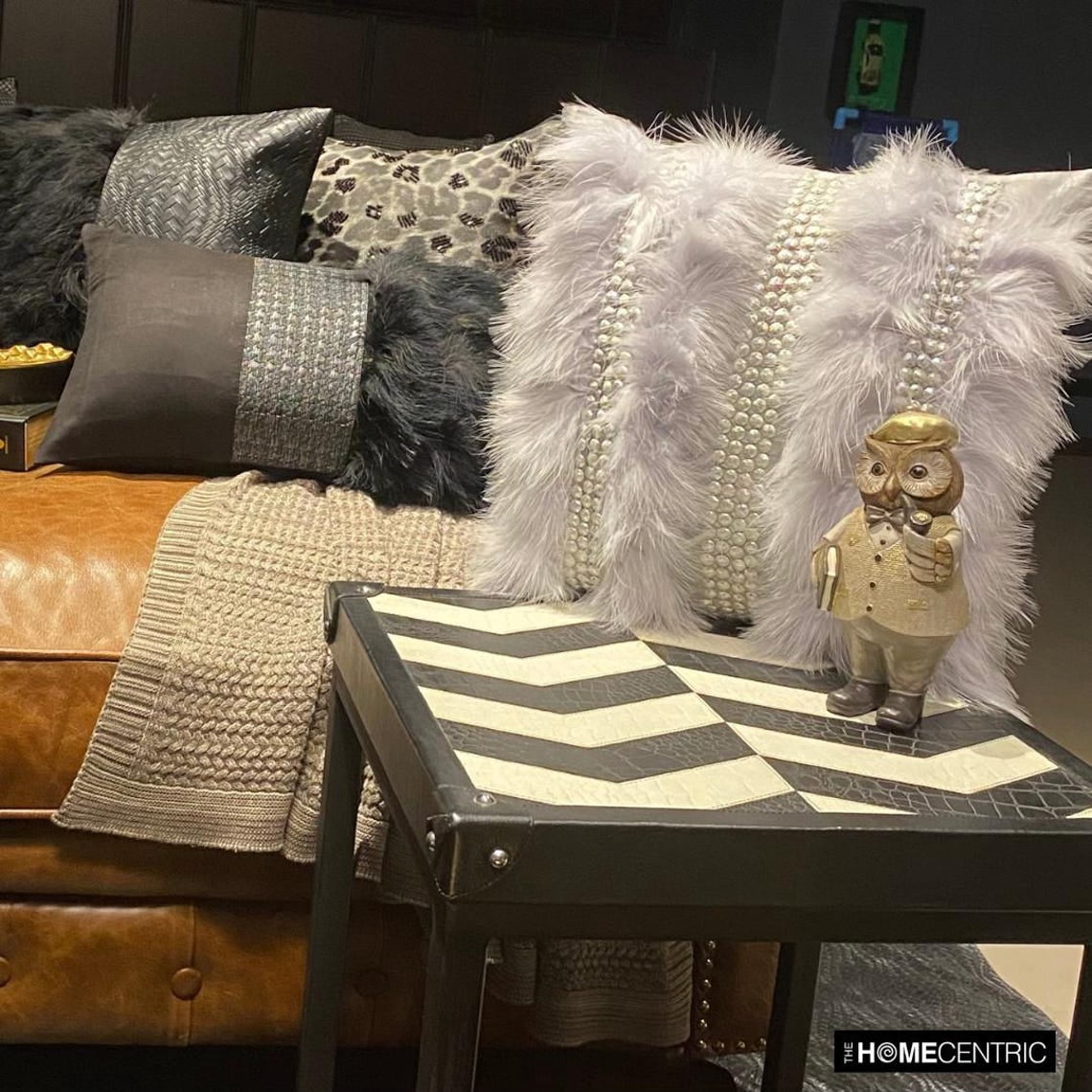 Pillow Cases, Grey Pillowcases, 14x14 inch (35x35 cm) Silk Cushion Cover&nbsp;Zipped, Pillow Covers with Fur & Sequins & Embroidered, Solid Color Patterned, Modern Style Pillow - Kitty Fur