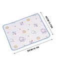 thumbnail image 3 of AuroraX Ice Silk Cooling Mat for Dogs Cats Vibrant Non Gel Indoor Pressure Activated Pet Cooling Mat for Cats Non-Toxic Cooling Pads for Dogs in Pets, 3 of 8