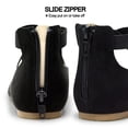 thumbnail image 4 of Zapatos FLYFUPPY Mary Jane, zapatillas de ballet negras para niñas, 4 of 6