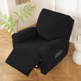 thumbnail image 4 of Northern Brothers 4-Piece Stretch Recliner Slipcovers, #1 Jacquard, Fits 1-Seater, Black, 4 of 6