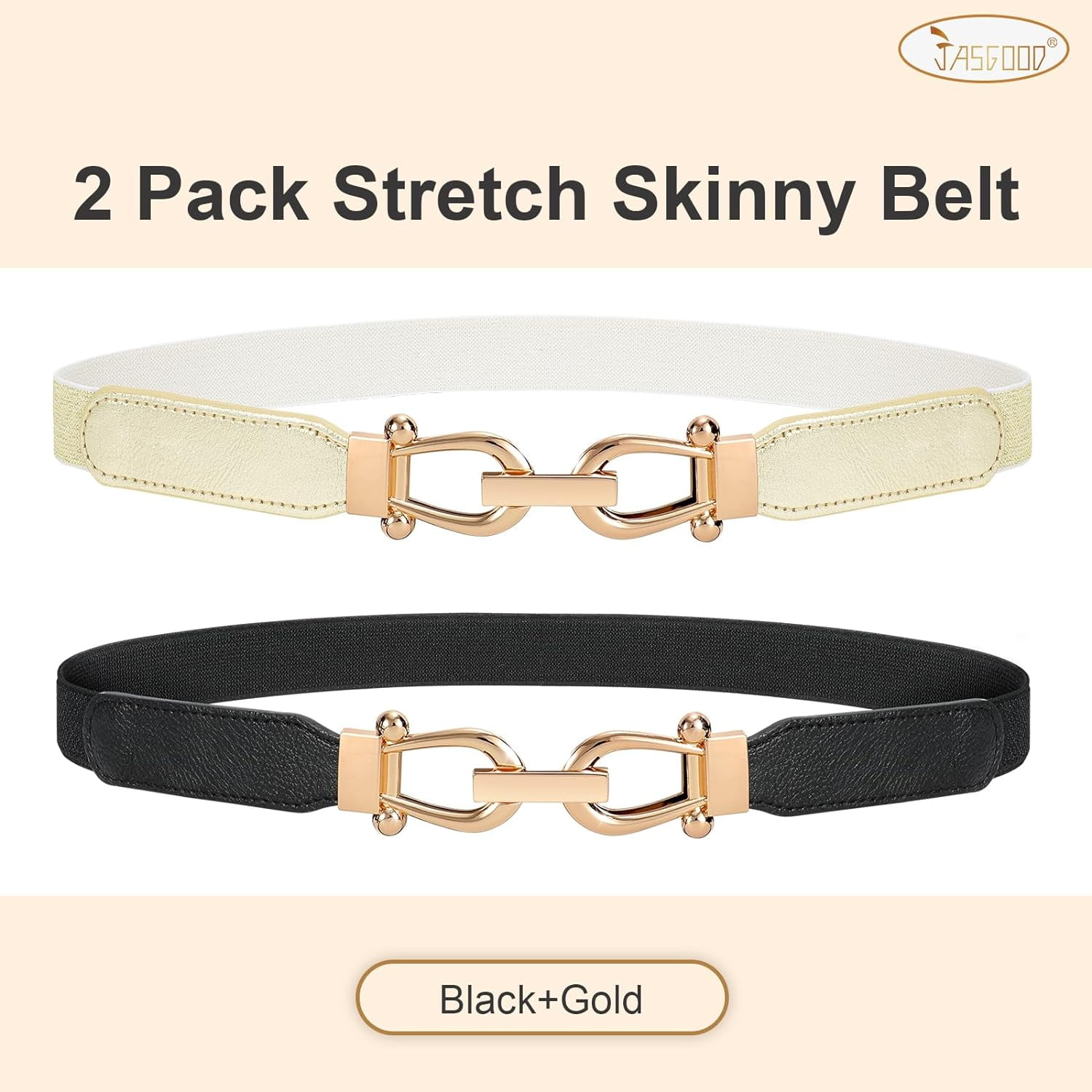 Women Stretchy Waist Belt Retro Elastic Skinny Belt for 