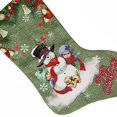 thumbnail image 3 of Impresión 3D Muñeco de nieve Papá Noel Elk Feliz Navidad Colgante Adorno Medias Regalo de Navidad Calcetines Bolsa de dulces Eigraketly JR0746-02, 3 of 3