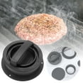 thumbnail image 1 of JENIKR Manual Burger Set Hamburger Patty Maker & Rice for Kitchen Home Use Dishwasher (Stainless Steel) Meat Mincer Black, 1 of 8