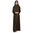 thumbnail image 2 of Bimba Abaya Islamic Prayer Dress With Hijab For Women'sFront Button PlacketMuslim Dress, 2 of 8