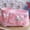 Pink Kitty Full Body Pink Skirt Single Set, variant on Cute Cat KT  Themed Toothbrush Holder, Pink Multi-Function Bathroom Organizer, Plastic Storage Caddy with 3 Compartments