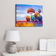 thumbnail image 5 of Abstract Nature Wall Art Colorful Tree Pictures Wall Decor Watercolor Forest Landscape Canvas Painting Geometric Trees Scenery Poster Prints Aesthetic Artwork for Living Room Bathroom Decoration 12x16, 5 of 6