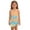 #01-Orange, variant on Toddler Girl Swimsuit One Piece Toddler Girls Swimsuit 5T, Girls Swimsuit Two Piece With Ice Print Ruffle Skirt Piece Bathing for Toddler Kids
