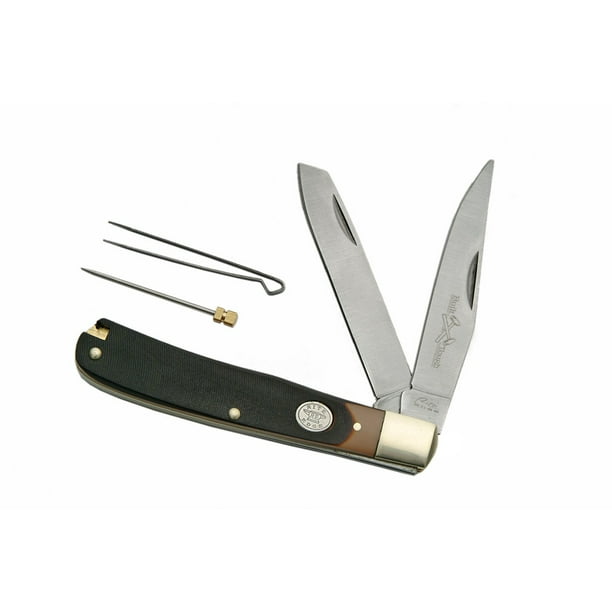 FOLDING POCKET KNIFE Rite Edge Tweezer + Pick Classic Camping Blade