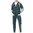 thumbnail image 2 of Sweatsuits for Men 2 Piece tracksuit Sets Full Zip Hoodie Sweatpants for Men Casual Sports Jogging Suits, 2 of 9