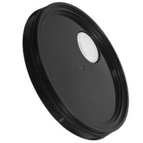 EXHUMKY Black Plastic Oil Drum Lid Secure and Reliable for Decoration