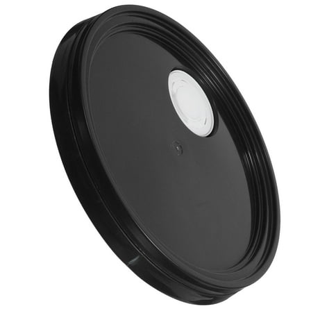 EXHUMKY Black Plastic Oil Drum Lid Secure and Reliable for Decoration