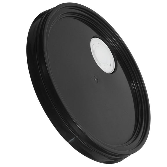 EXHUMKY Black Plastic Oil Drum Lid Secure and Reliable for Decoration