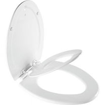 Mayfair NextStep2 Elongted Toilet Seat with Built-In Potty Training Seat