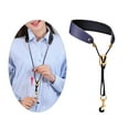 thumbnail image 4 of Saxophone Neck Strap Padded Comfortable for Harness Alto Tenor Instrument Soprano Saxophone Bass Clarinet Blue, 4 of 8
