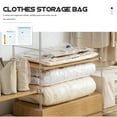 thumbnail image 5 of FONDOTIN 3Pack Transparent Vacuum Storage Bag Dustproof Waterproof Household Users Indoor Bedroom, 5 of 5