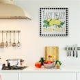 thumbnail image 2 of Stupell Home Décor Easy Peazy Lemon Squeezy Kitchen Humor Plaid Word Design Canvas Wall Art by the Saturday Evening Post, 2 of 5