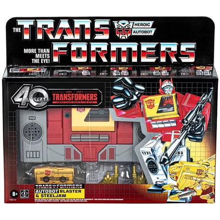 Transformers Retro G1 Autobot Blaster & Steeljaw Action Figure