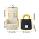 thumbnail image 3 of Bolsa de aseo portátil con gancho, bolsa de viaje para cosméticos, bolsa de cosméticos de gran capacidad, bolsa de cosméticos con tres aberturas, bolsa de lavado con gancho de poliéster., 3 of 6