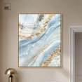 thumbnail image 3 of A beautiful fiction Framed High-Gloss Acrylic Glass Wall Art Geode by Art Remedy, Gold Frame, 36 x 45, 3 of 7