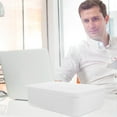 thumbnail image 6 of NUOLUX 1Pcs White Rectangular Storage .8X7.3X3.1in for Home and Office Use PP Material, 6 of 8