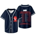 thumbnail image 2 of Sombr I Barely Know Her Tour Merch Baseball Jacket Tee Women Men V-neck Short Sleeve T-shirts, 2 of 6