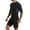 Navy_Blue, variant on TiaoBug Mens One Piece Wetsuit Half Sleeve Leotard Swimsuits Diving Surfing Snorkeling Swimming Navy_Blue XL