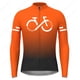 thumbnail image 2 of Camiseta de ciclismo de manga larga para hombre, de la serie Gradient Color, de verano 2023, para ciclismo de montaña, de secado rápido, para ciclismo de carretera, 2 of 5