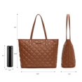 thumbnail image 4 of Bolso Tote Montana West Acolchado de Cuero Vegano para Mujer, 4 of 7