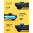 thumbnail image 2 of JSAUX Thumb Grips for Nintendo Switch 2 - Blue and Orange | Thumb Grip Caps, Ergonomic Design, Enhanced Gaming Grip, Comfortable & Durable, Joycon Stick Cover, 2 of 9