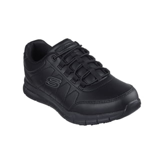 Skechers Flex Advantage Mens Size 9.5 Black Slip Resistant Slip On Work Shoes 2499433?wid=400&hei=400&  main image 3