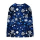 thumbnail image 4 of Cárdigan de punto con estampado navideño para mujer, abrigo con botones, 4 of 5