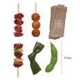 thumbnail image 6 of Joernso Hairpin Decorative Eye-catching Headdress Simulation Food Stewed Pork Ribs Lady Barrettes for Party, 6 of 8