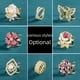thumbnail image 4 of Hebilla de bufanda con anillo en forma de X, chal de lujo de cobre puro, bufanda de esquina multifuncional tridimensional, hebilla de esquina, regalo para mujer, 4 of 6