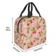 thumbnail image 3 of Easygdp Strawberry Floral Bolsa Térmica Premium - Tela Oxford Impermeable, Gran Capacidad, Bolsillo Frontal, Unisex para Trabajo, Escuela, Actividades al Aire Libre y Picnics, 3 of 8