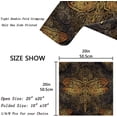 thumbnail image 4 of GZHJMY Boho Ethnic Mandala Dragonfly Exquisite Golden Cloth Napkins, Set of 6 20 x 20 Inch Soft & Comfortable Polyester Dinner Napkin for Family, Restaurant,Parties, 4 of 5