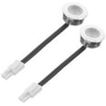 thumbnail image 4 of Kitchen Hood Lights Range Hood Light Housing Compact Metal Glass Round Design For Range Hoods Under Cabinet 2Set, 4 of 5