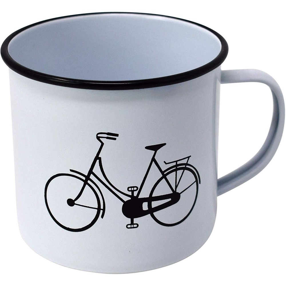 Enamel Mug by Modern Retro! Camping Mug in 8 Vintage Enamelware Designs