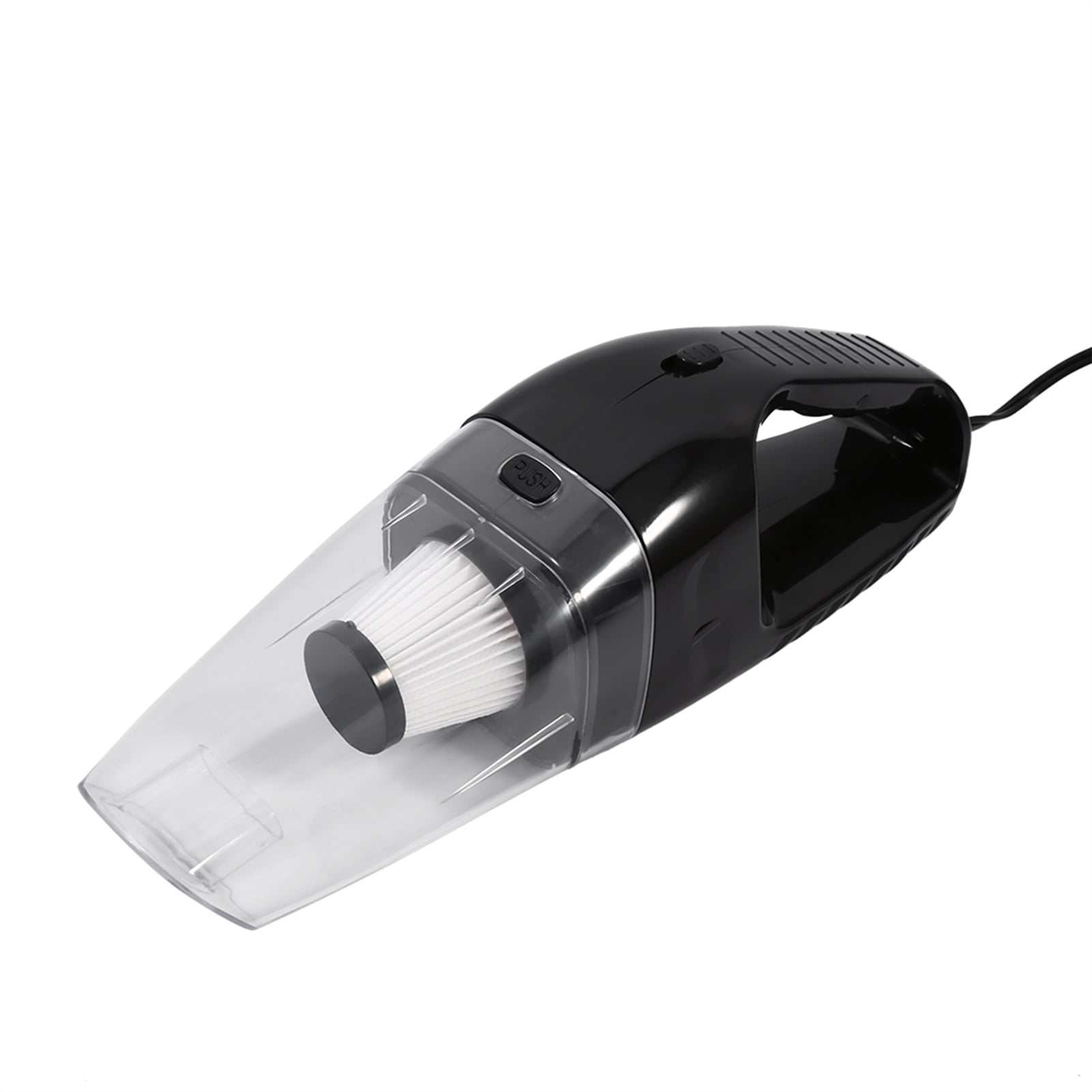 YAHHU Useful 12V 120W Portable Handheld Wet & Dry Auto Car Vacuum Cleaner with 16.4ft / 5m Long Cable, High Power 4000PA Suction for Professional Vehicle Interior Cleaning (Black)