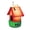 Red/Green, variant on Peanuts Snoopy Doghouse LED Alarm Clock – Warm White Lighting, Digital Display, Snooze Function, USB Powered, Cute & Nostalgic Bedroom Décor