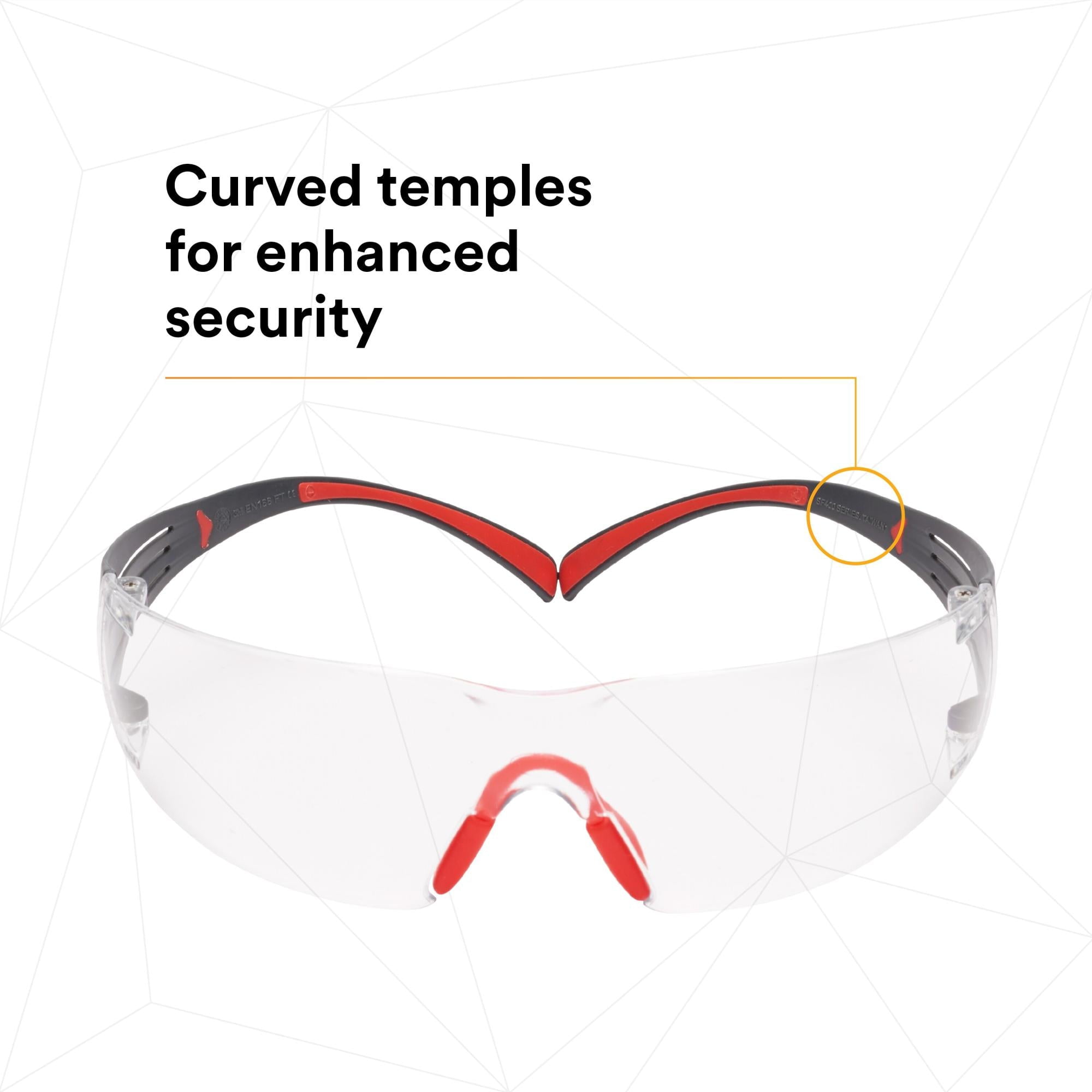 CCS, Safety Glasses, Scotchgard Anti-Fog & Anti-Scratch, Clear Lens, Green Frame, Frameless