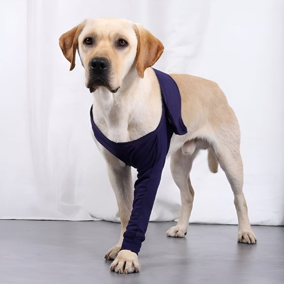 XIRQI Dog Recovery Sleeve Front Leg - Knee Brace After Surgery Wear Hip and Thigh Wound Protective Sleeve for Dogs