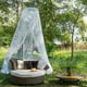 thumbnail image 4 of Mosquitera de uversal, mosquitera, cama colgante transpirable, dosel plegable para tamaño individual a King, exterior/interior, hogar, dormit blanco Baoblaze red del dosel de la cama, 4 of 8
