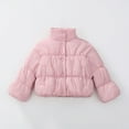 thumbnail image 1 of LOVZFMLL Vestes pour Filles Veste d'Hiver Unie à Manches Longues à Capuche Veste Décontractée d'Extérieur pour Enfants 3-4 Ans, 1 of 6