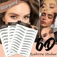 thumbnail image 4 of 6D Eyebrow Tattoos Stickers Makeup Long Lasting Black Brown Eyebrow Sticker Hair-Like Waterproof Natural Fake Eyebrow Stickers For Brow Grooming Shaping, 4 of 5