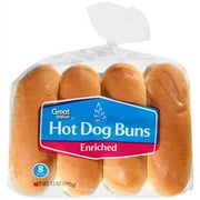Great Value Hot Dog Buns, 12 oz