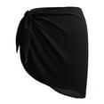 thumbnail image 2 of Eigraketly Sarong Coverups Traje de baño Wrap Traje de baño Protección solar Ropa de gasa con corbata abierta ajustable Traje de baño para Traje de baño negro Eigraketly OD017123-04, 2 of 6