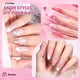thumbnail image 3 of Set de esmaltes de uñas en gel Beetles Nude Pink, 20 colores, 25 unidades, 3 of 6