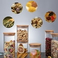 thumbnail image 1 of Ruiboury Airtight Glass Jar With Lid For Kitchen Storage - Durable And Leak-proof Large Capacity Transparent Glass Storage Jar 6.5*15cm, 1 of 6